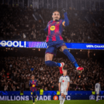 Raphinha celebrando su gol | RR.SS. FC Barcelona