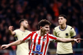 Julian Álvarez anotó uno de los tantos del Atlético de Madrid | RR.SS.