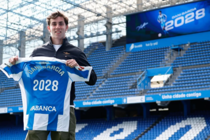 Dani Barcia en el Deportivo de Coruña