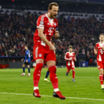 Harry Kane con el Bayer