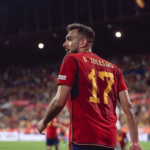 Borja Iglesias, ante Suiza en La Romareda en su único partido con España.