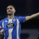 Lucas Pérez cuando estaba en el Deportivo /