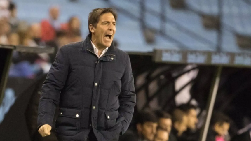 Eduardo Berizzo durante su etapa en el Celta