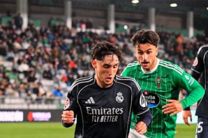 El Racing salió goleado de A Malata por el Castilla