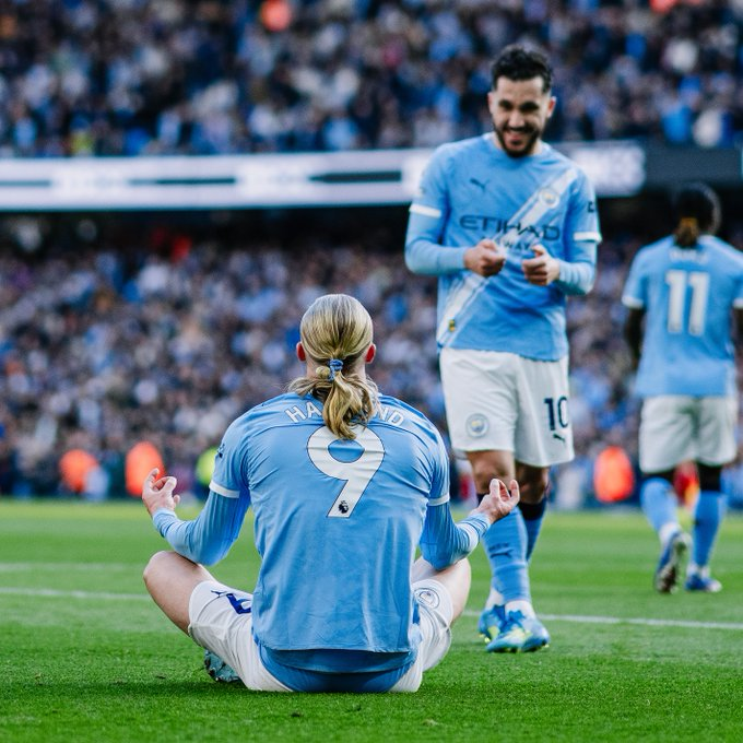 Halland anotó el tanto de la victoria del City