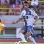 Gorostidi con la camiseta del Racing de Ferrol