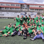 Jugadores del Ural Español CF, campeón infantil de la Sanxenxo Cup