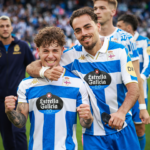 Los jugadores del Deportivo festejaron la victroria