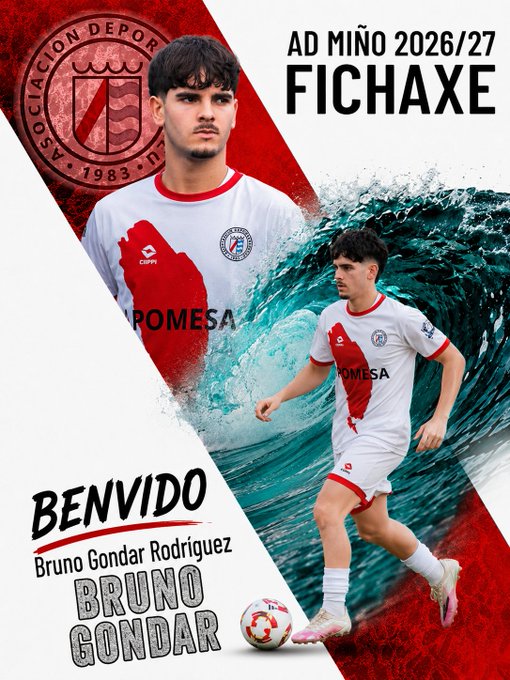 Bruno Gondar recala en el AD Miño