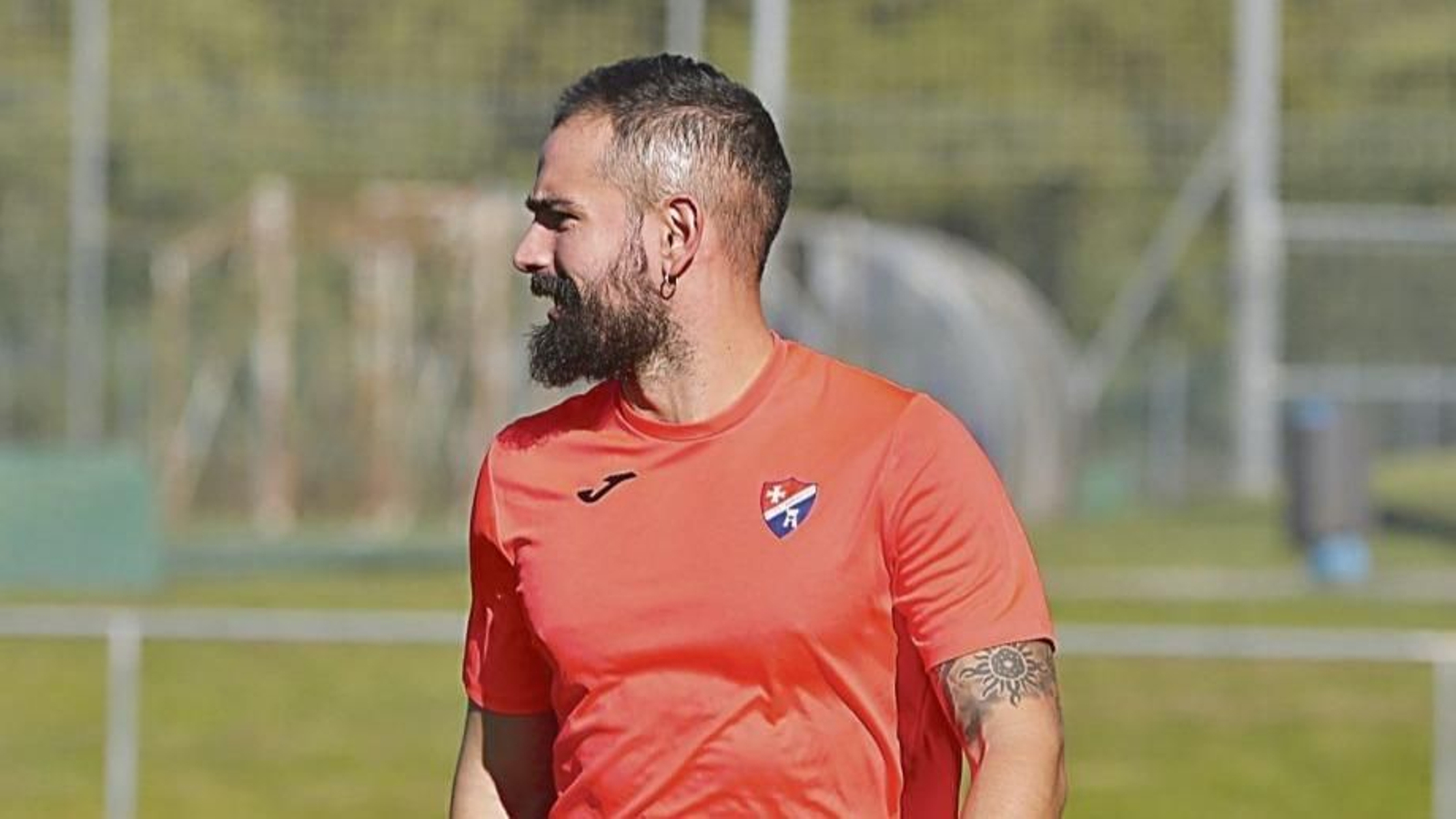 Héctor Otero, durante su etapa como técnico del Barco.