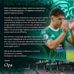 Markel Artetxe se despide del Racing