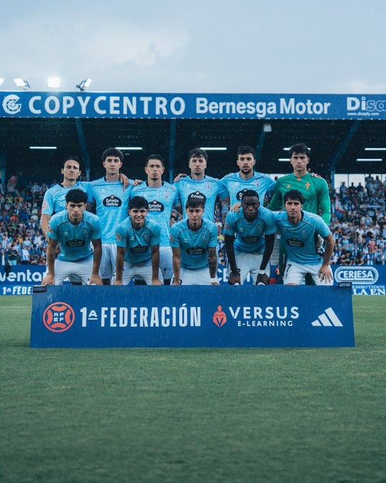 Once inicial del Celta Fortuna en el Toralin