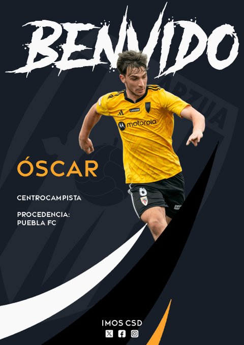 Oscar, mediocentro que llega al Arzúa |