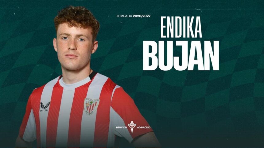 Endika Buján, nuevo extremo del Racing de Ferrol procedente del Athletic Club