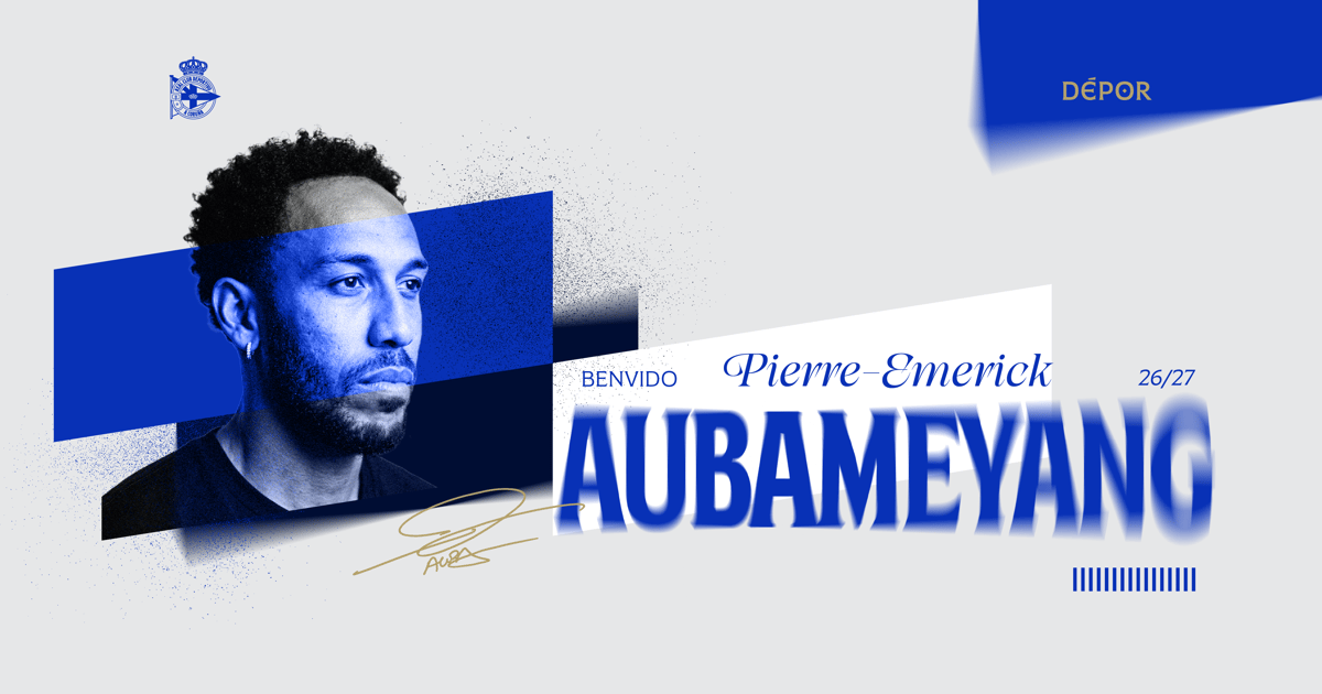 Pierre-Emerick Aubameyang, nuevo jugador del Deportivo