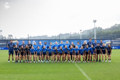 Entrenamiento de pretemporada del Dépor ABANCA