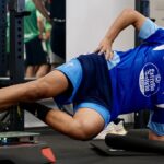 El Racing Club Ferrol entrena a puerta cerrada en A Gándara