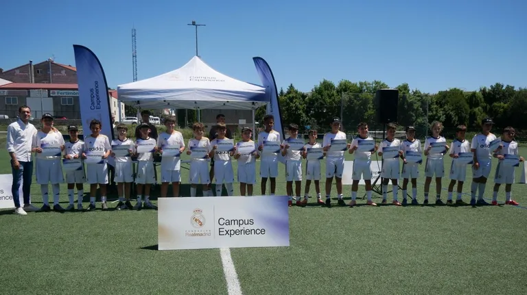 Clausura del Campus de la Fundación Real Madrid en O Carballiño