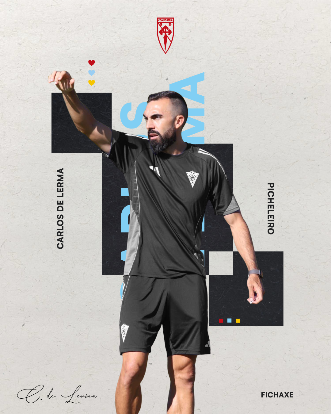 Carlos de Lerma, nuevo entrenador de la SD Compostela
