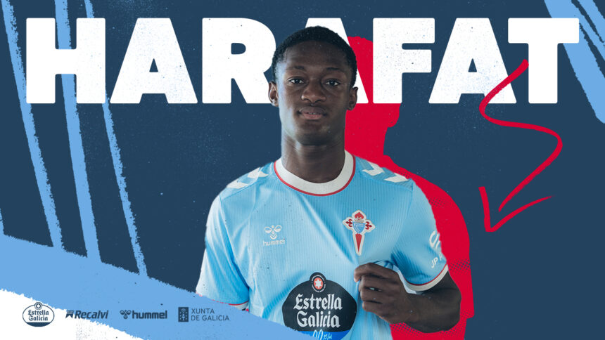 Mohamed Harafat Diabate, nuevo jugador de la cantera del Celta procedente del Racing Club d'Abidjan