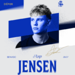 Jonathan Asp Jensen posa como nuevo jugador del RC Deportivo