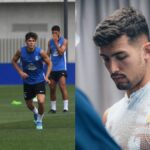 Jugadores del Deportivo da Coruña y del Celta de Vigo se preparan para la nueva temporada en Primera División