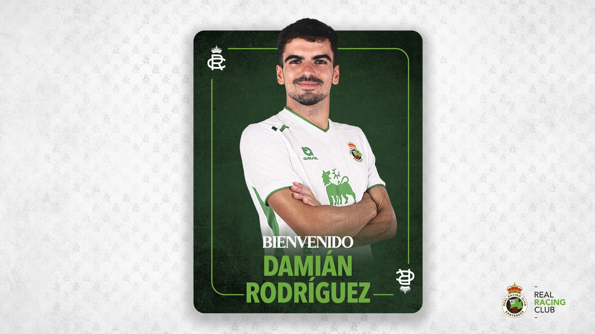 Damián Rodríguez, centrocampista del Celta cedido en el Racing de Santander
