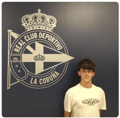 Diego Cabana, nuevo extremo del Cadete A del RC Deportivo