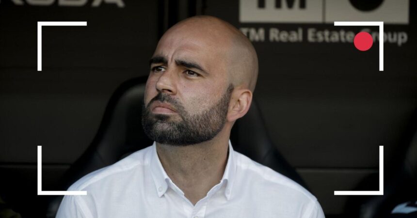 Claudio Giráldez, entrenador del Celta, en rueda de prensa