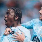 Ilaix Moriba, centrocampista del Celta, uno de los futbolistas por los que ha llegado una oferta este verano