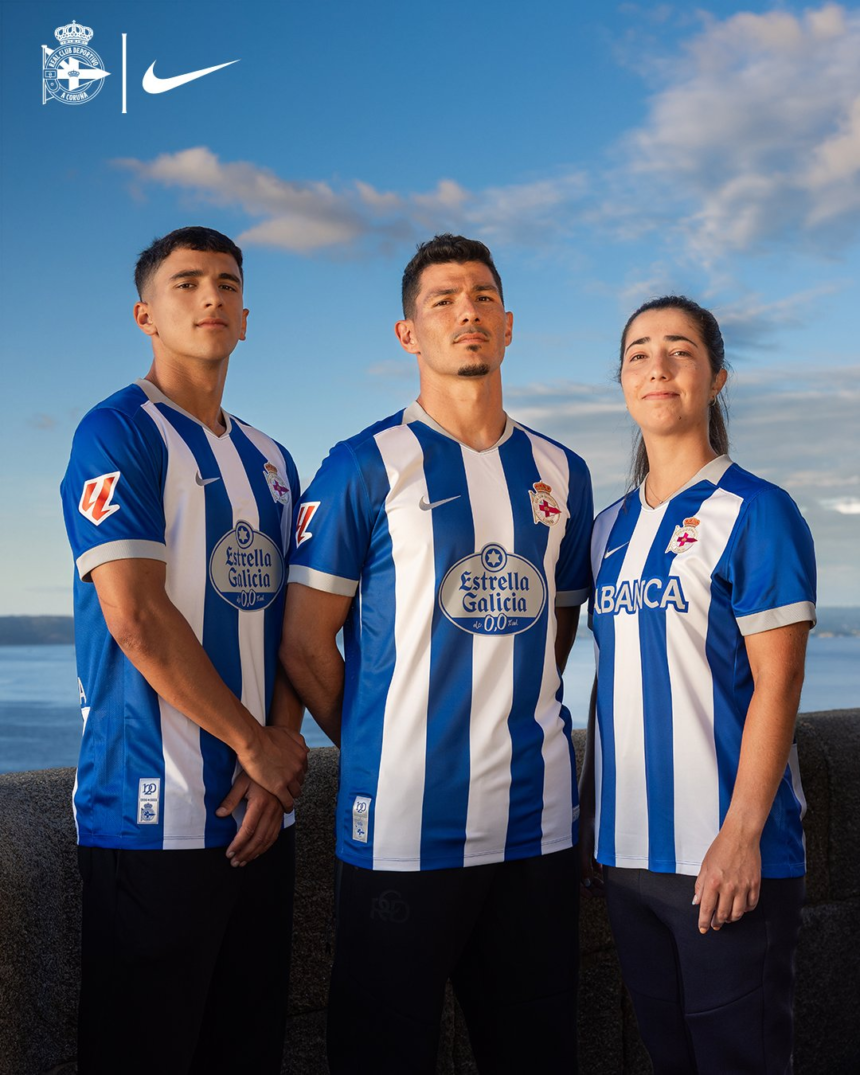Nueva camiseta del RC Deportivo para la temporada 2026/27, diseñada junto a Nike