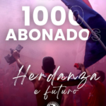 Afición de la UD Ourense celebrando los 1.000 abonados de la campaña 2026/27