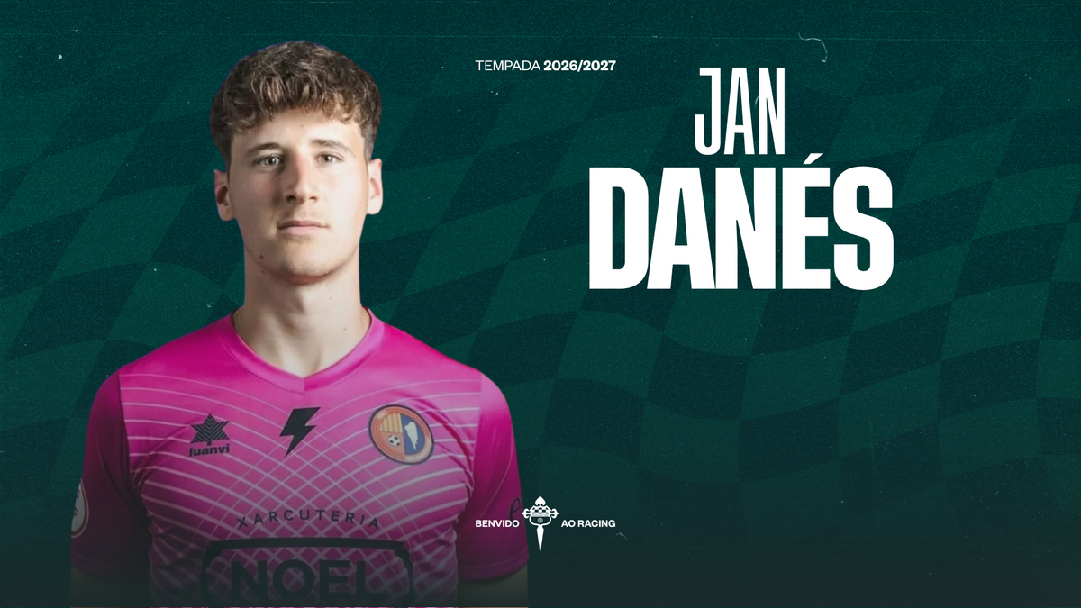 Jan Danés, nuevo portero del Racing Club Ferrol para la temporada 2026/27