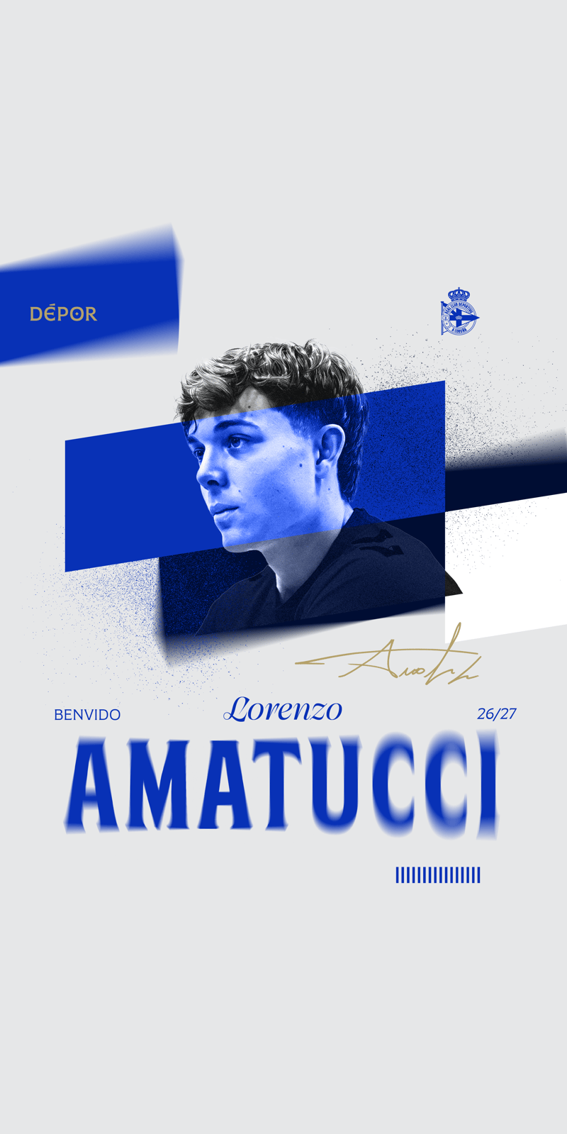 Lorenzo Amatucci, nuevo centrocampista del Deportivo