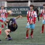 Un lance de un encuentro del CD Lugo B, filial desaparecido este verano