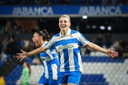 Marisa García, delantera del Dépor ABANCA