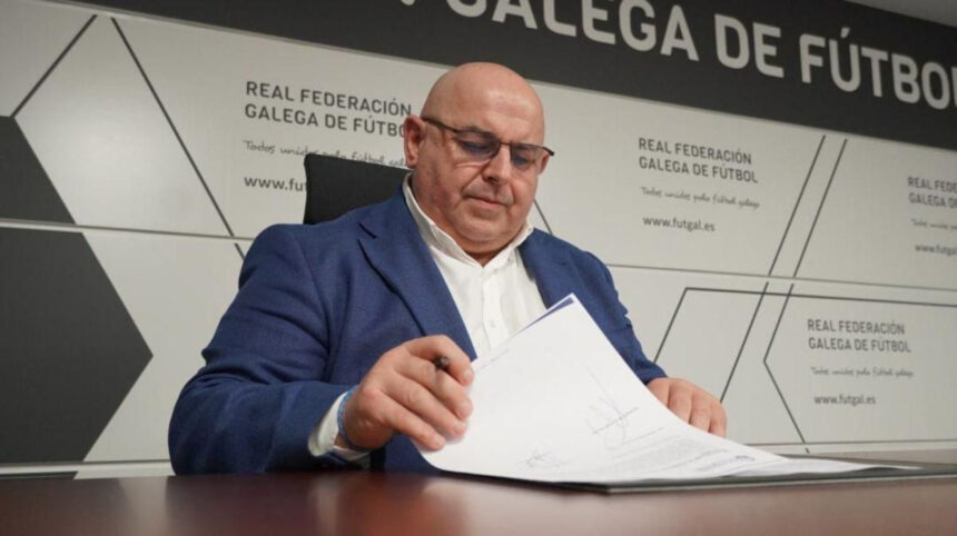 Pablo Prieto, presidente de la Real Federación Gallega de Fútbol