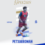 Álex Petxarroman, ya exjugador del RC Deportivo