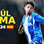 Raúl Lema, delantero de la cantera del RC Deportivo