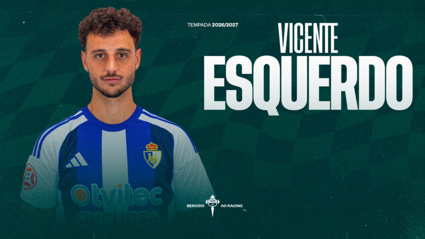 Vicente Esquerdo, nuevo centrocampista del Racing de Ferrol