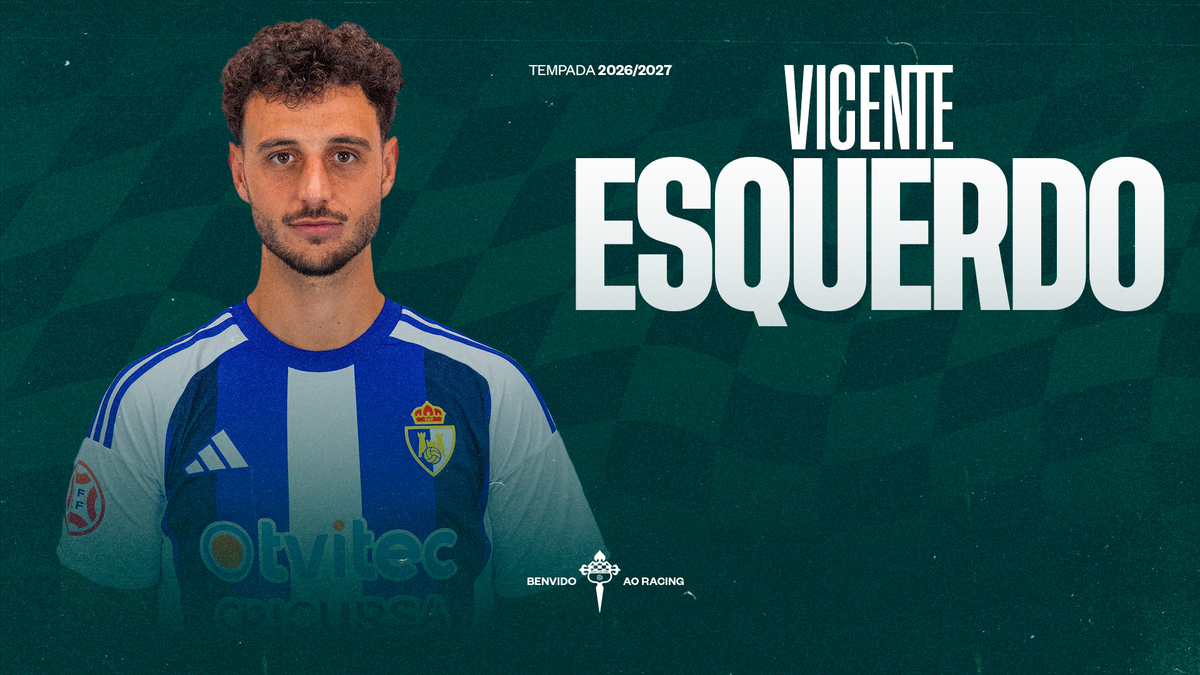 Vicente Esquerdo, nuevo centrocampista del Racing de Ferrol