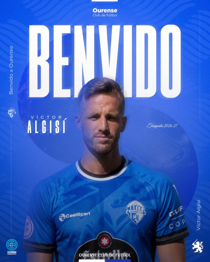 Víctor Algisí, nuevo defensa del Ourense CF, procedente del Orihuela CF