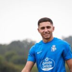 Yeremay Hernández, extremo del RC Deportivo, en su ficha oficial del club