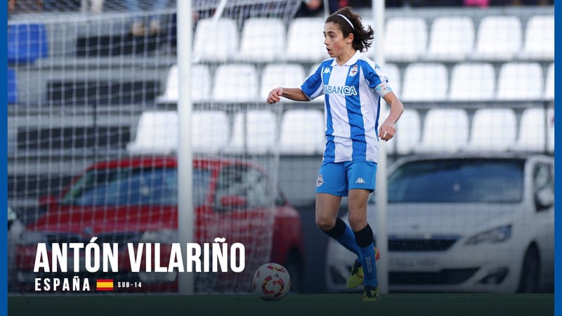 Antón Vilariño, canterano del Deportivo, convocado por la selección española