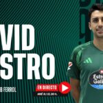 David Castro, central del Racing Club Ferrol