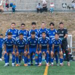 Once inicial del Bergantiños FC en el Trofeo Manolo Martín de Muxía