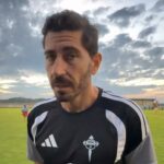 Javi Vázquez, entrenador del Racing Club Ferrol, tras el partido ante la UD Somozas