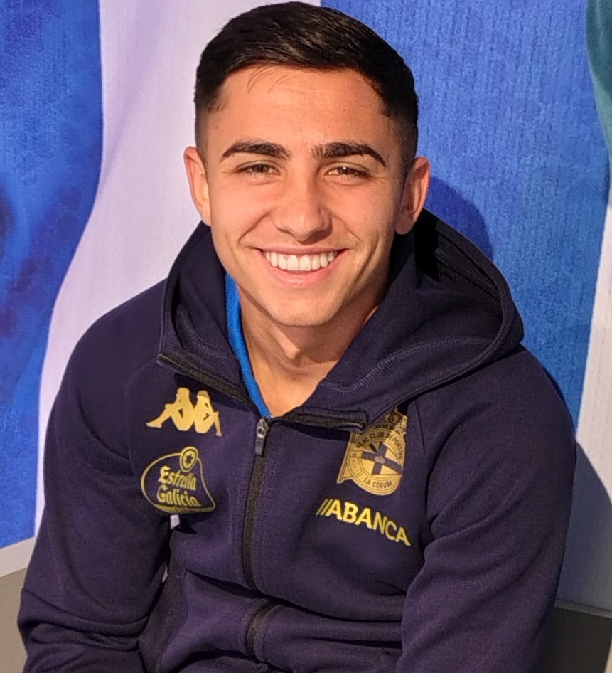 Yeremay Hernández, jugador del Deportivo de La Coruña