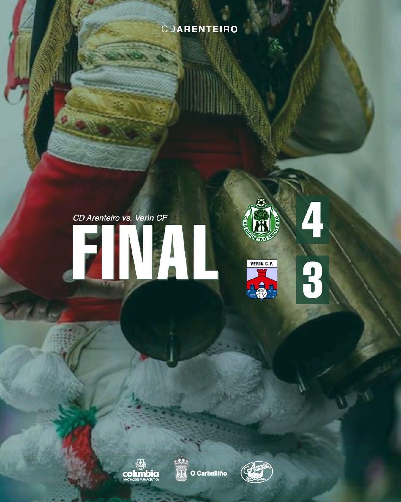 Imagen del Arenteiro-Verín de pretemporada