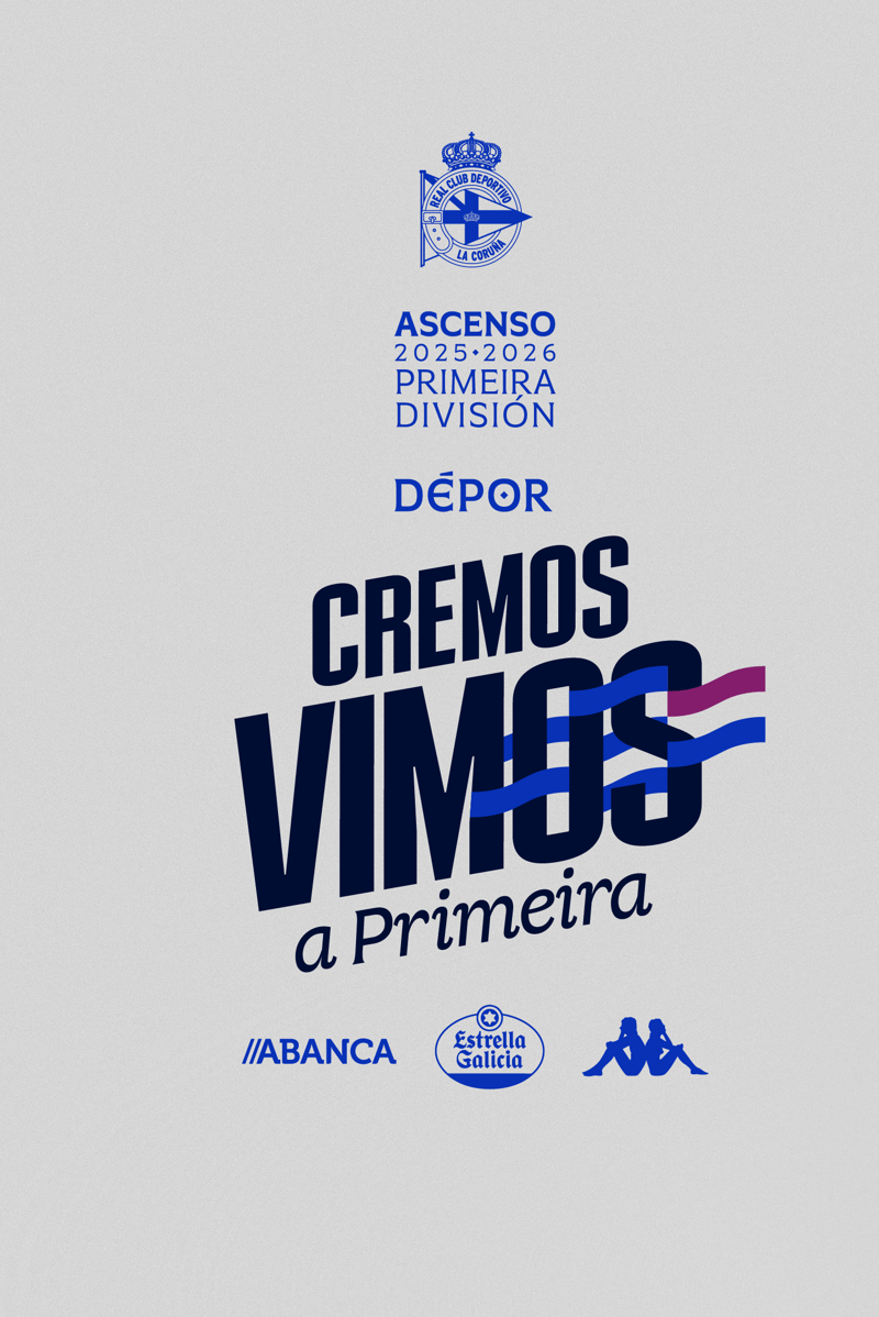 Afición del Deportivo celebrando el regreso del club a Primera División